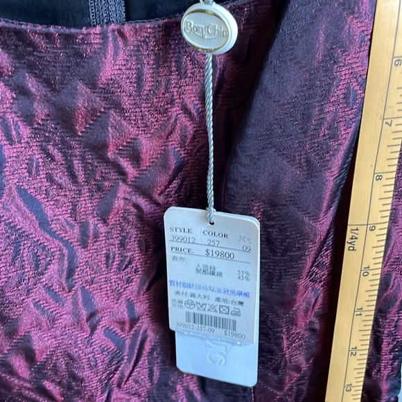 Beautiful dark wine dress for the wedding or holidays party, size 9 - Picture 8 of 8